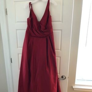 David’s bridal apple bridesmaid dress WITH POCKET